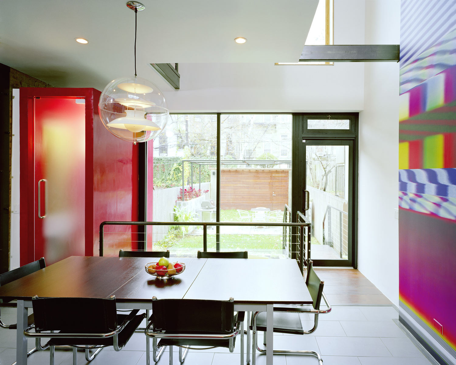 Dining area and powder room