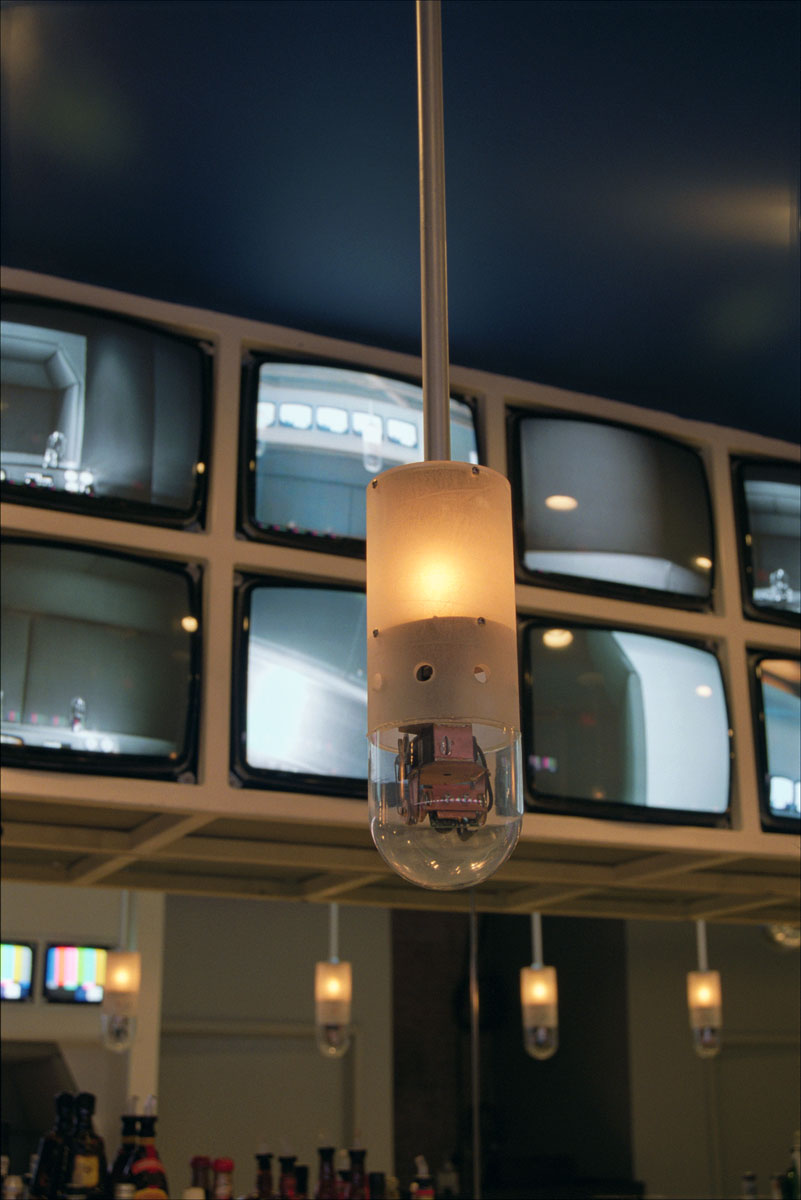 Custom-designed video camera/light fixture