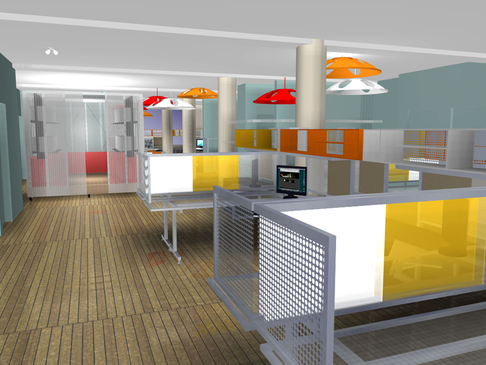 Rendering of office