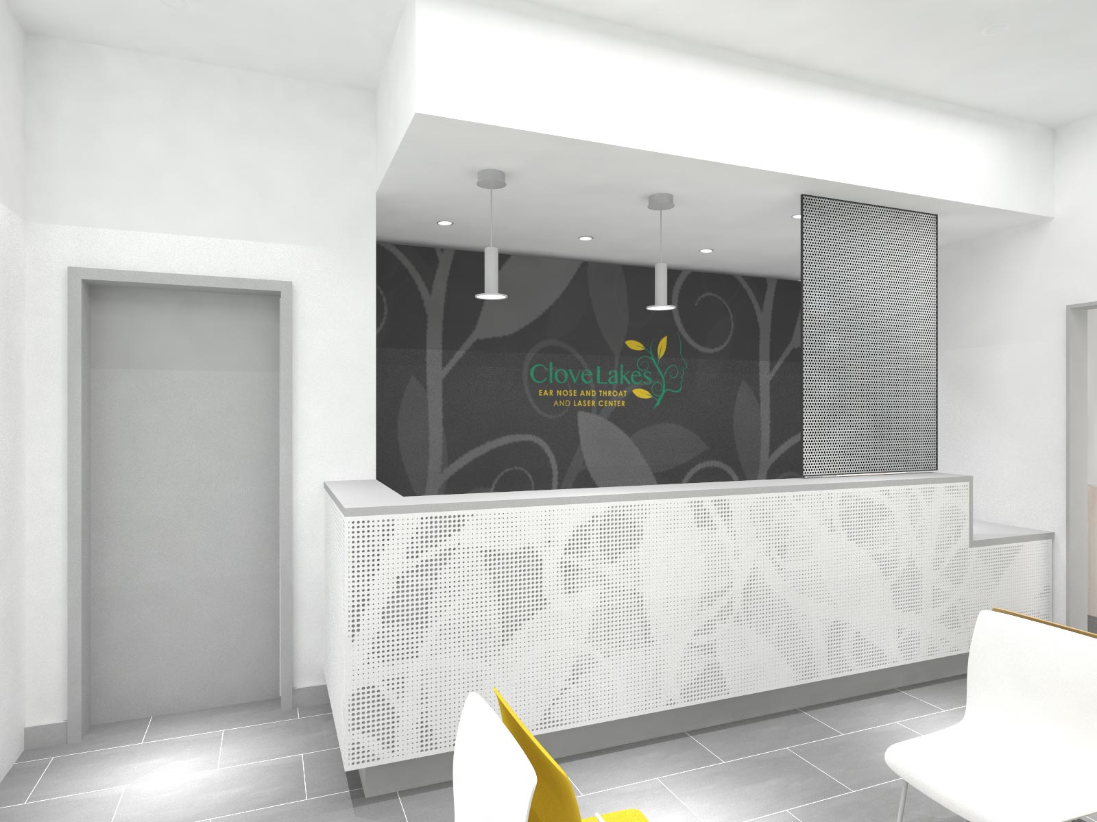 Reception desk