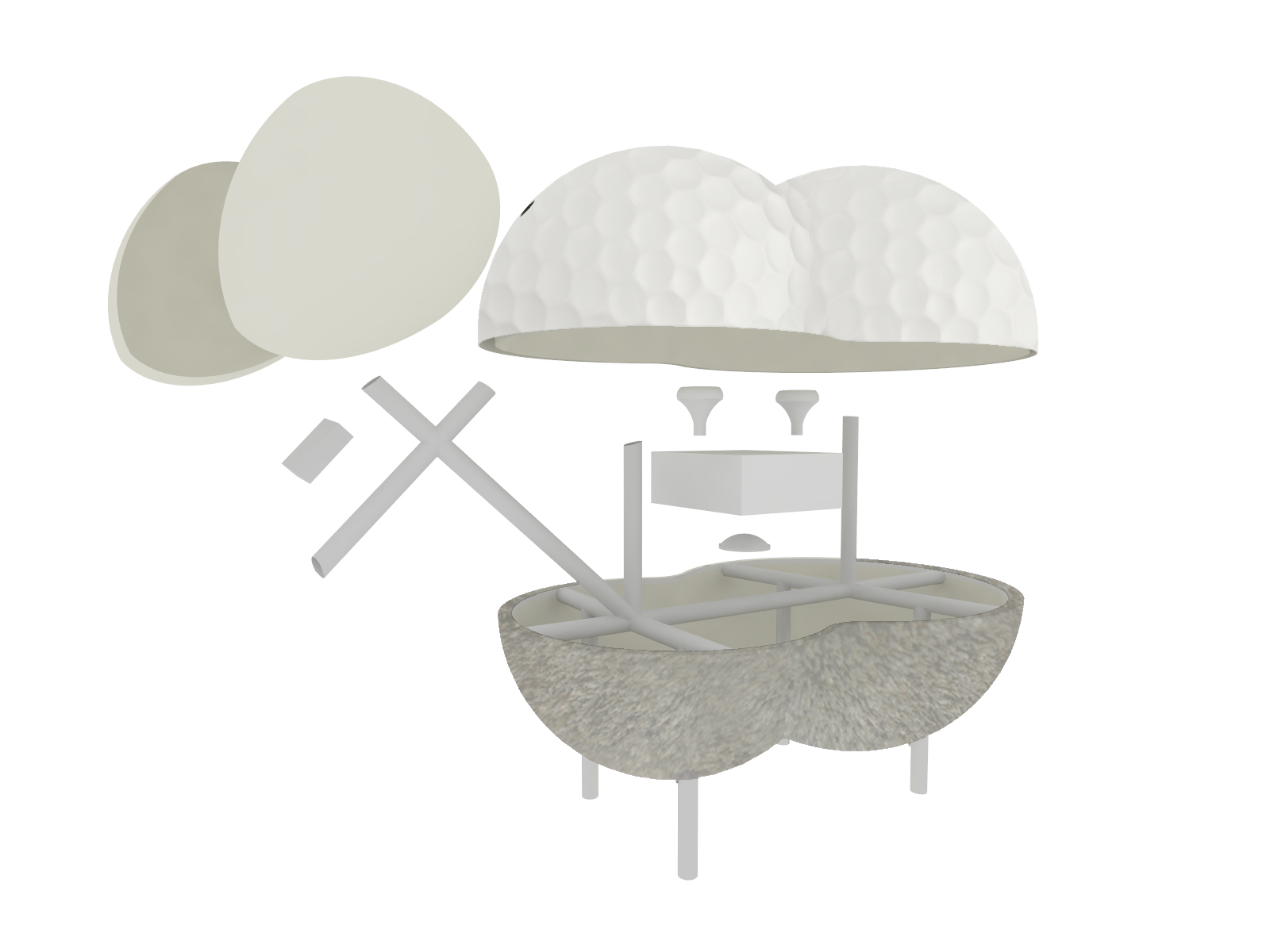 Exploded assembly diagram