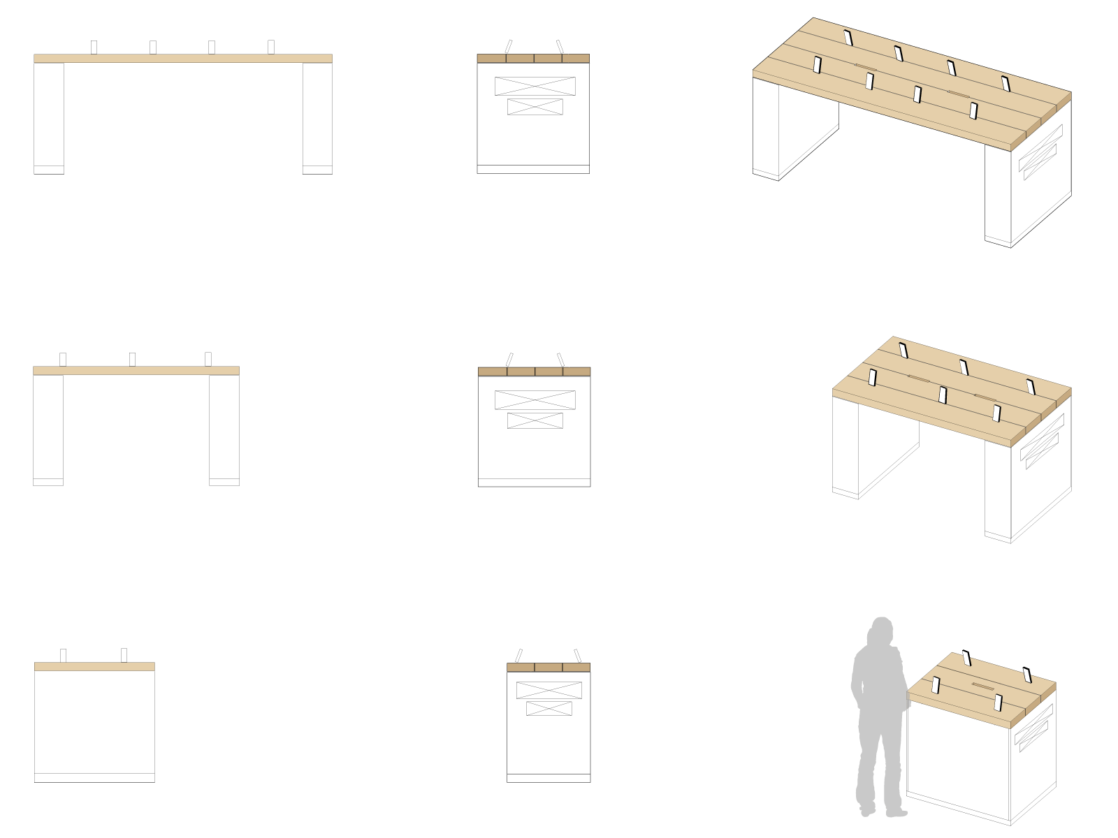 Original drawing: table topologies