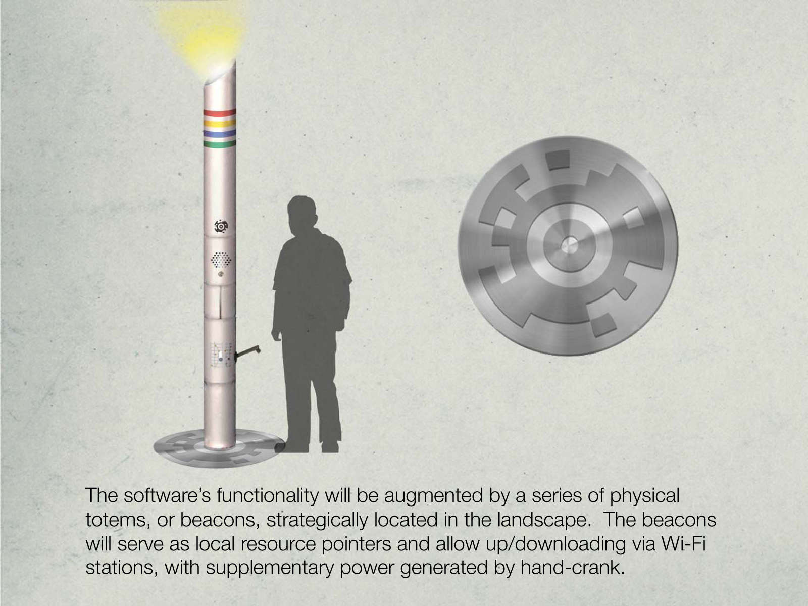 Rendering of our beacon