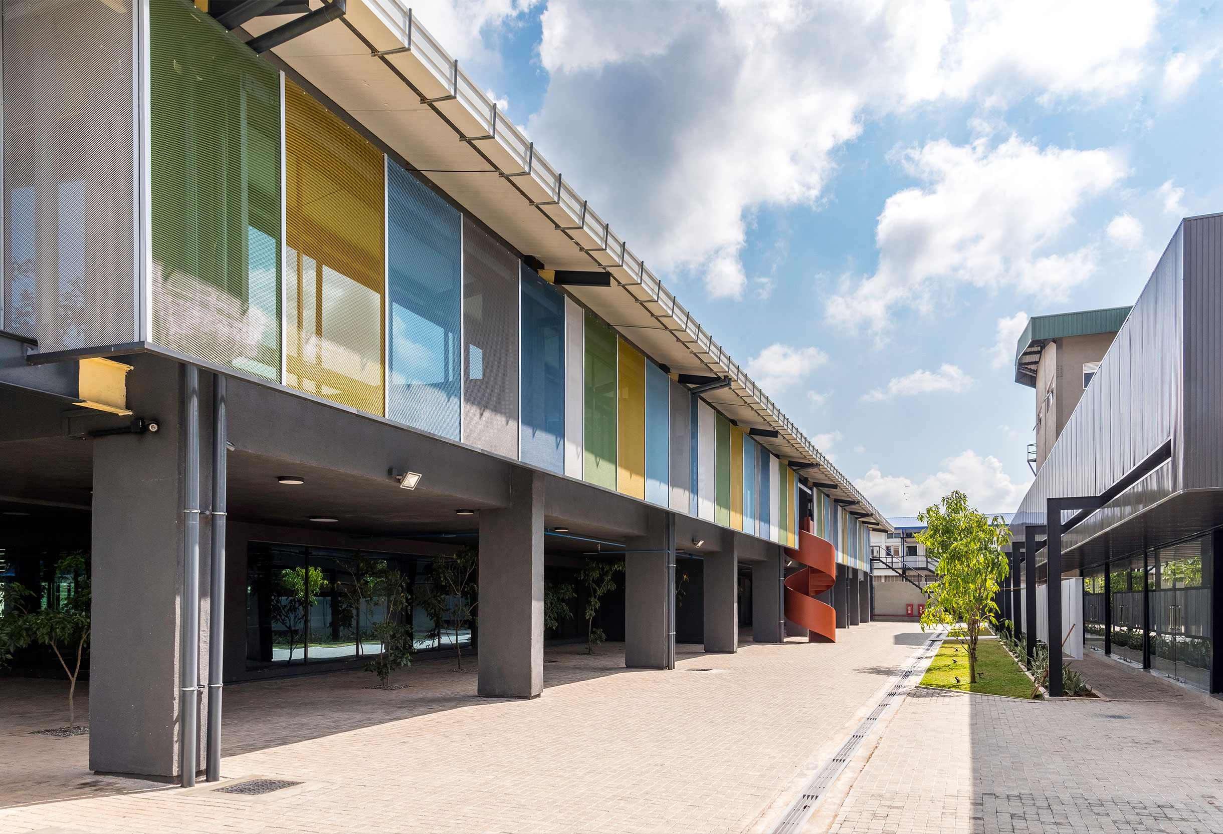 Building Exterior and Courtyard