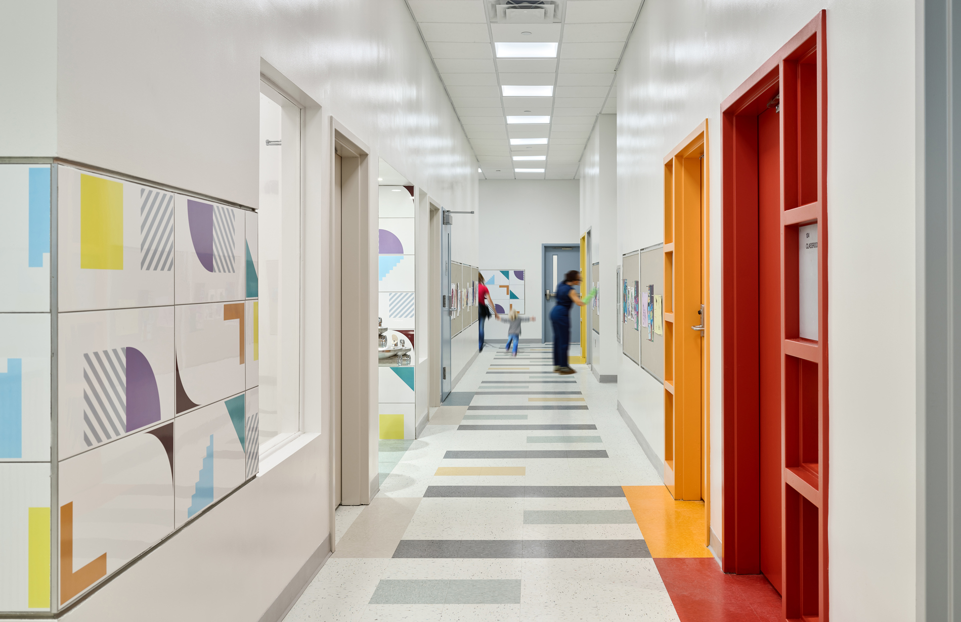 School corridor photo