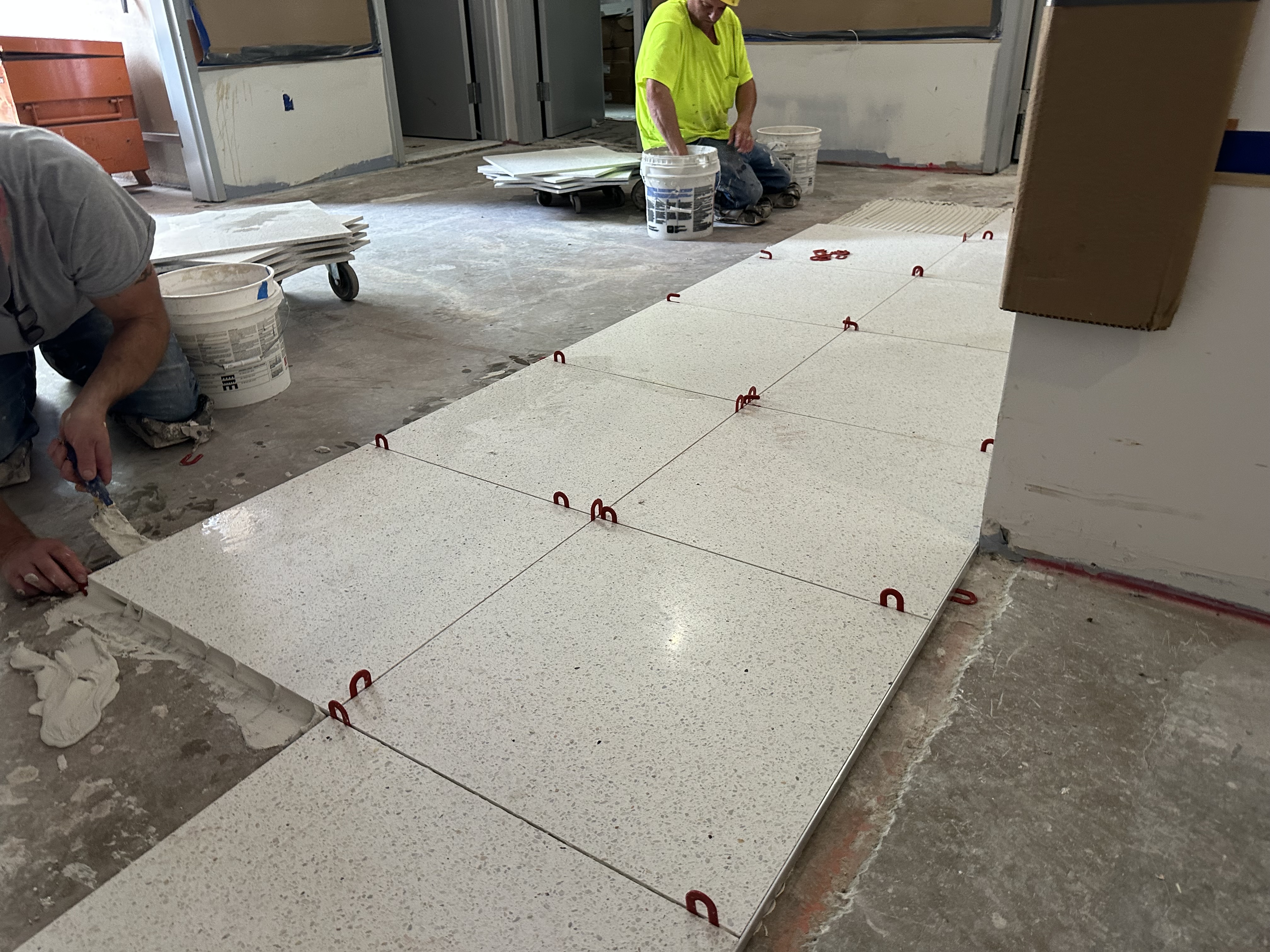 Precise Terrazzo installation.