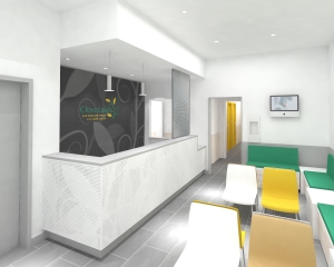 Reception desk
